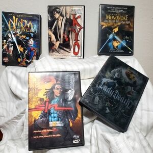 Lady Death. Sin. Princess Mononoke. The Demon Awakens. Ninja Scroll.